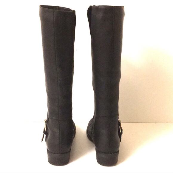 MeToo Dee leather riding boots black size 6 EUC --- - Picture 3 of 8